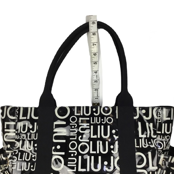Liu Jo Patent Leather Large Signature Travel Tote - Picture 8 of 11